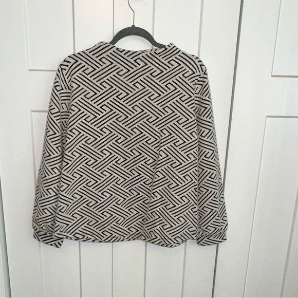W5 Tops - Anthropologie W5 Monochrome Geometric Shirt